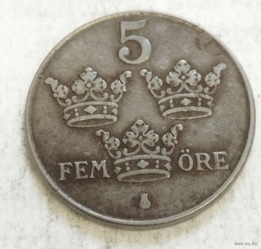 Швеция 5 оре 1947