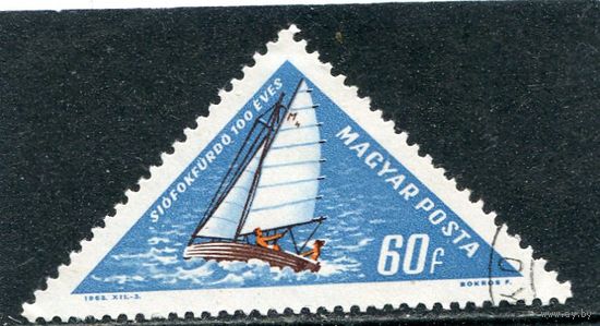 Венгрия. Парусная лодка