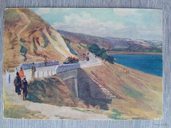 1954. Горшман. Дорога в Сороки. Молдавия
