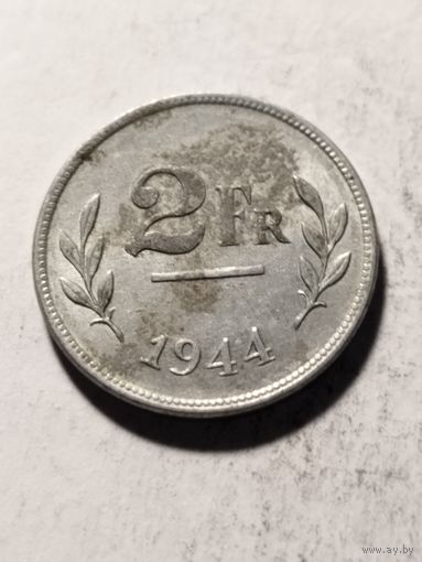 Бельгия 2 франка 1944