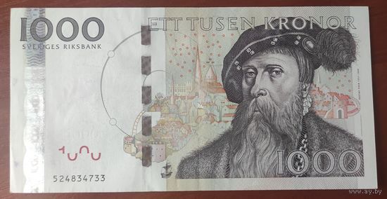 Швеция 1000 крон 2005 года. Состояние XF+/аUNC!