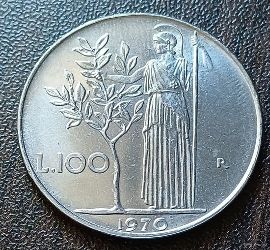 Италия 100 лир, 1970    ( 2-7-2 )