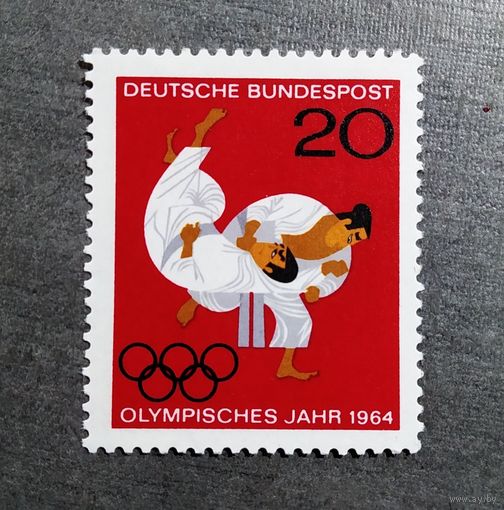Марка Германия 1964 год Олимпийские игры