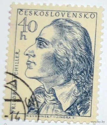 Чехословакия 1955  Шиллер