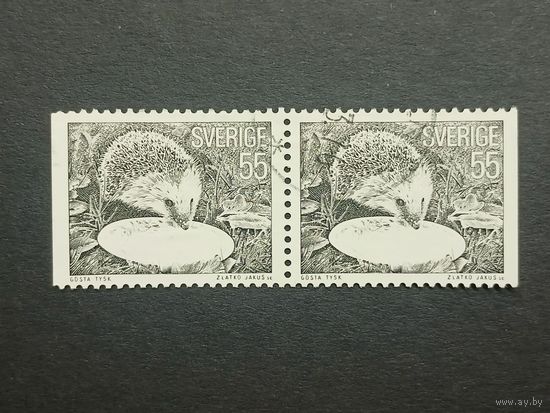 Швеция 1975. Ежик. Сцепка