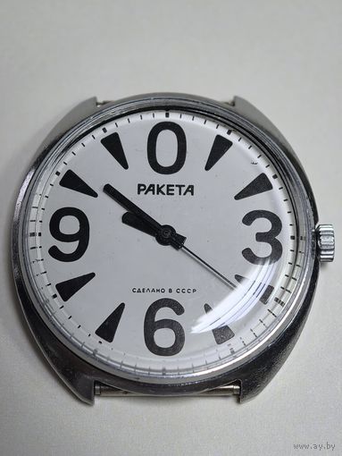 Мужские наручные часы. СССР. РАКЕТА БИГ ЗЕРО. Big Zero.. НА ХОДУ..