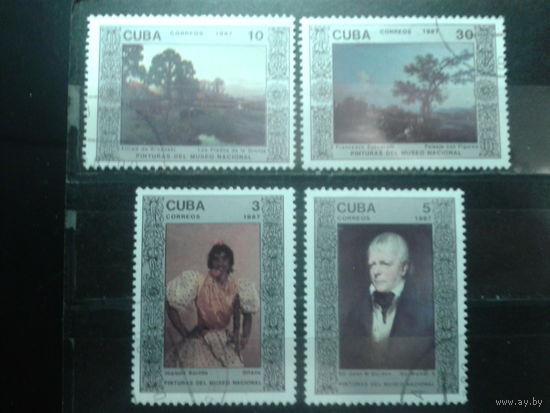 Куба 1987 Живопись из нац. музея