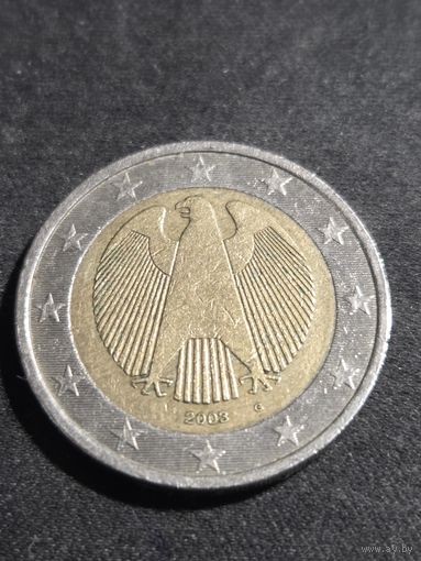 Германия 2 евро 2003 G