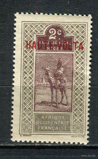 Французские колонии - Верхняя Вольта - 1920 - Туарег 2С - [Mi.2] - 1 марка. MLH.  (Лот 72GL)-T2P48