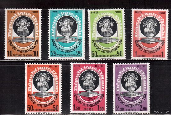Гаити-1964 (Мих.791-797) ** , Открытие аэропорта(полная серия)