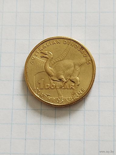 1 доллар Австралии. Элафрозавр.