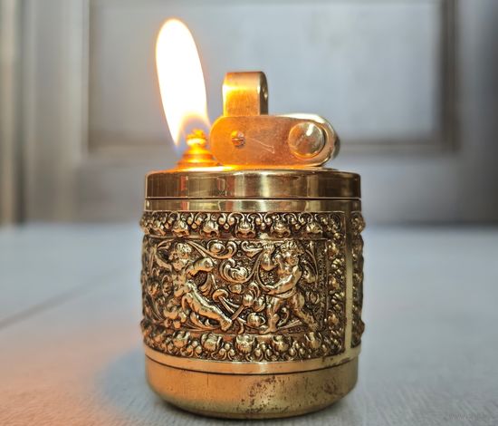 Зажигалка кабинетная большая бензиновая рабочая