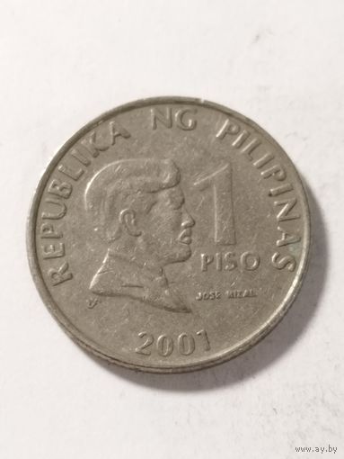 Филиппины 1 писо 2001