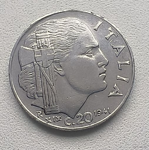 Италия 20 чентезимо, 1941  7-13-13