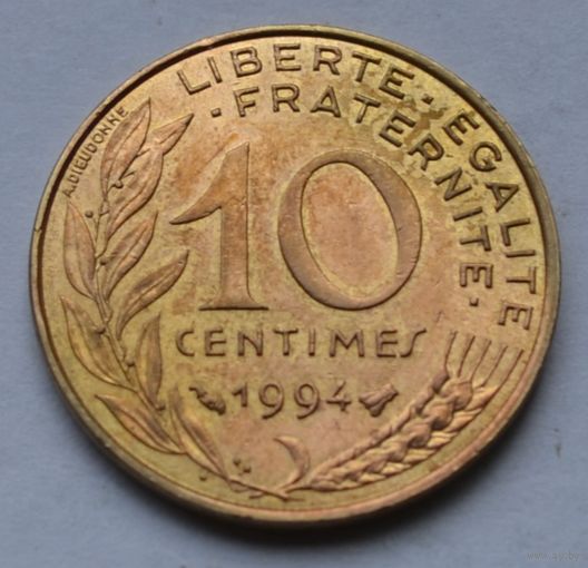 Франция, 10 сантимов 1994 г.