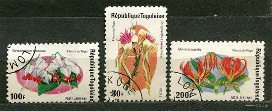 Цветы. Флора. Того. 1975. Серия 3 марки
