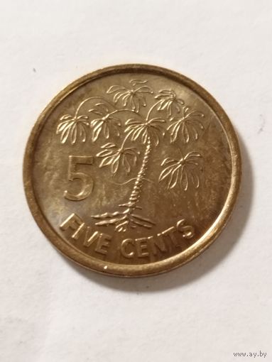 Сейшелы 5 центов 2012