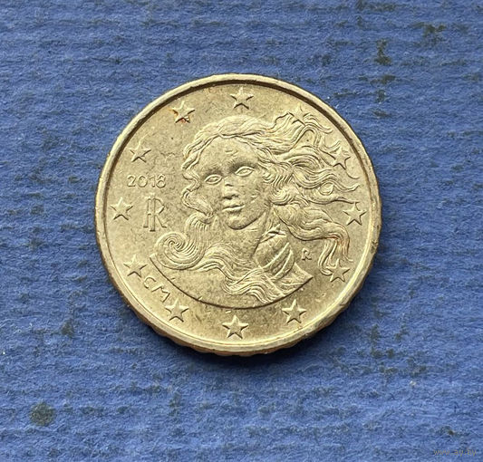 Италия 10 евроцентов 2018