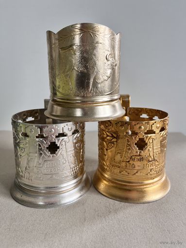 ПОДСТАКАННИКИ "МИНСК, МПИ". АЛЮМИНИЙ. ЦЕНА УКАЗАНА ЗА 3 ШТУКИ ОДНИМ ЛОТОМ. СМ.ФОТО И  ОПИСАНИЕ ЛОТА.