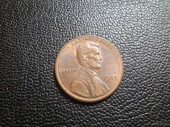 США 1 цент 1987 Цент Линкольна