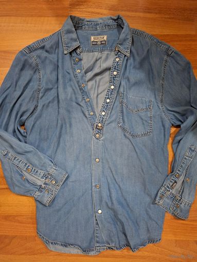 Рубашка джинсовая ,90-х