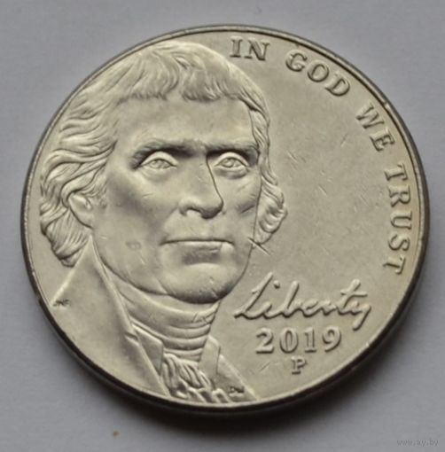 США, 5 центов 2019 г. Р