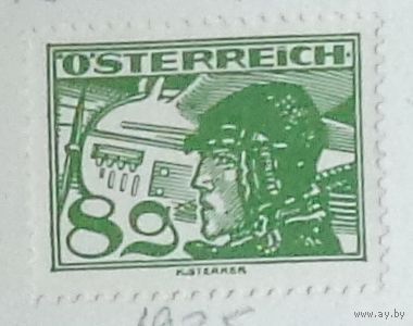 Пилот биплана Ханс Бранденбург. Австрия. Дата выпуска:1925-08-01