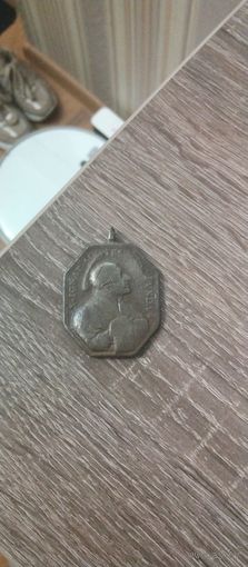 Католический медальон. Атрибуция. (Святой Игнатий