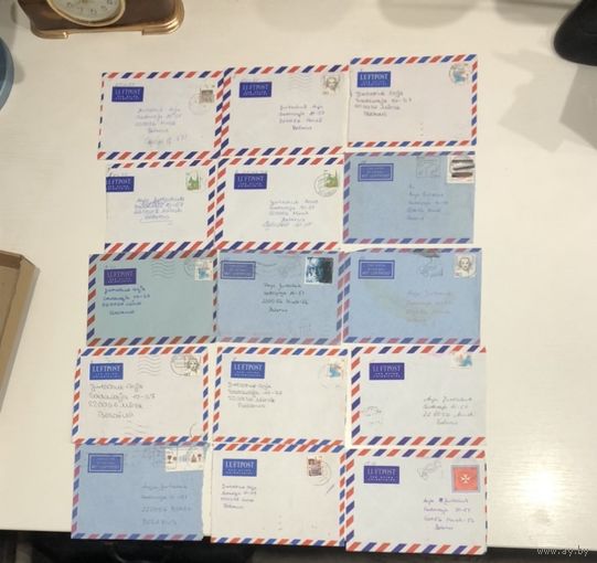 Конверты с марками
